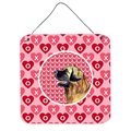 Micasa Leonberger Valentines Love And Hearts Aluminium Metal Wall Or Door Hanging Prints MI234944